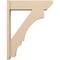 Ekena Millwork 7 1/2-in W x 28-in D x 36-in H Balboa Slat Rough Cedar Woodgrain TimberThane Outlooker, Primed Tan OUTUR075X28X36BOA24RCPR - alternate 5